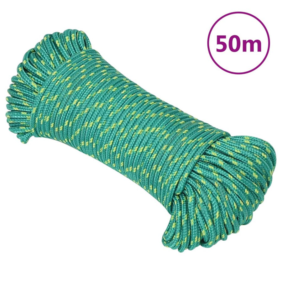 Boottouw 3 mm 50 m polypropyleen groen 3 mm 50 m