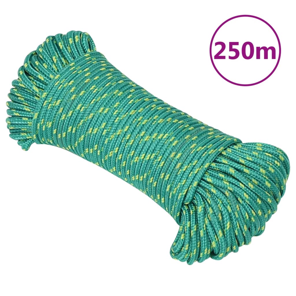 Boottouw 3 mm 250 m polypropyleen groen 3 mm 250 m