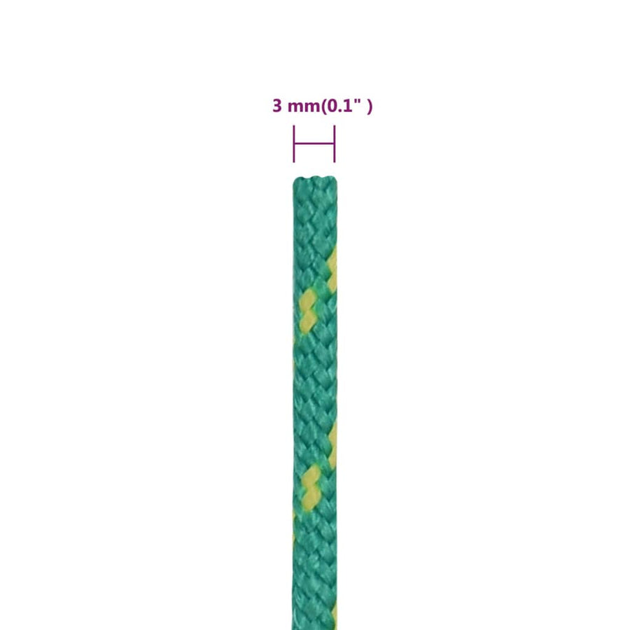 Boottouw 3 mm 250 m polypropyleen groen 3 mm 250 m