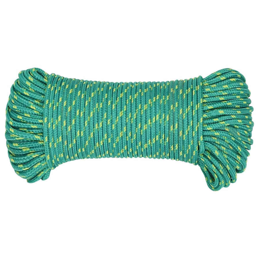 Boottouw 4 mm 100 m polypropyleen groen 4 mm 100 m