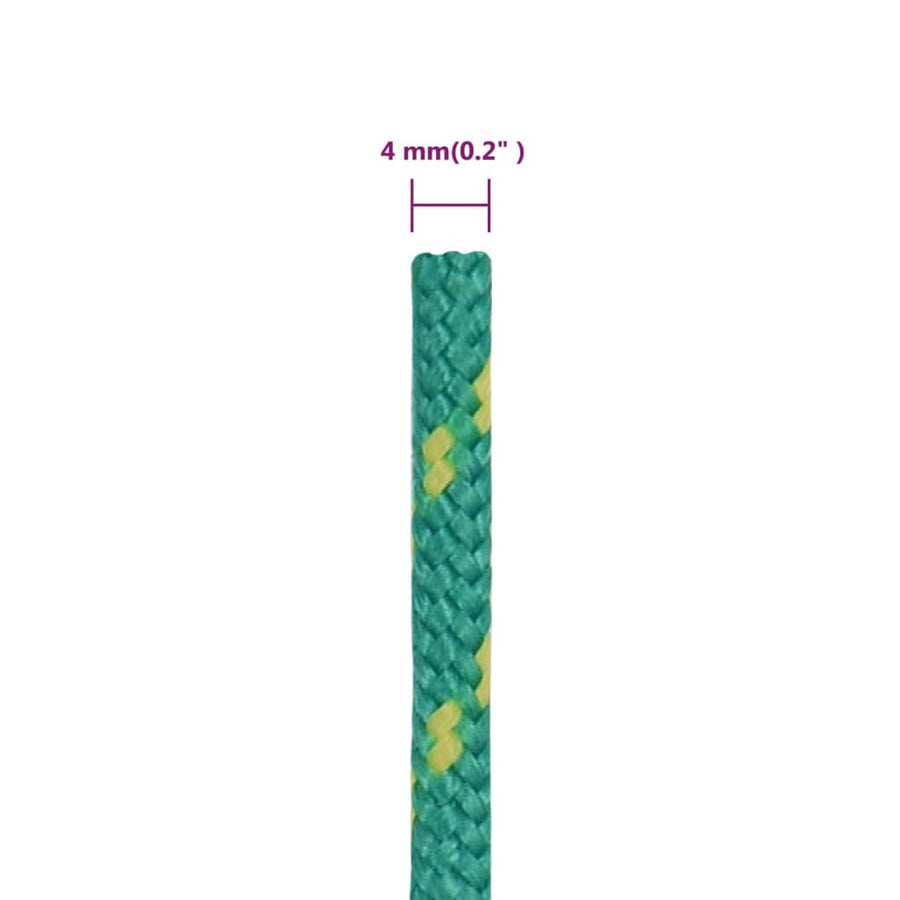 Boottouw 4 mm 100 m polypropyleen groen 4 mm 100 m