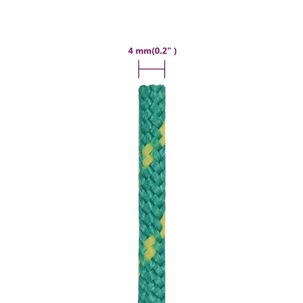 Boottouw Polypropyleen Groen 4 mm 250 m