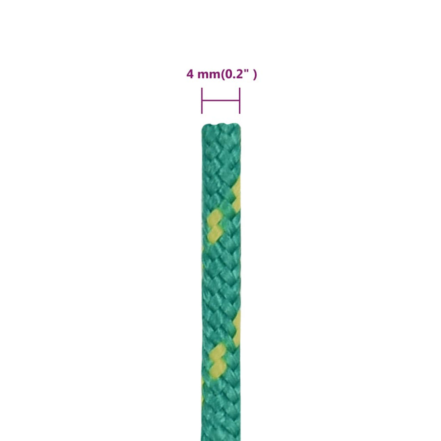 Boottouw Polypropyleen Groen 4 mm 250 m