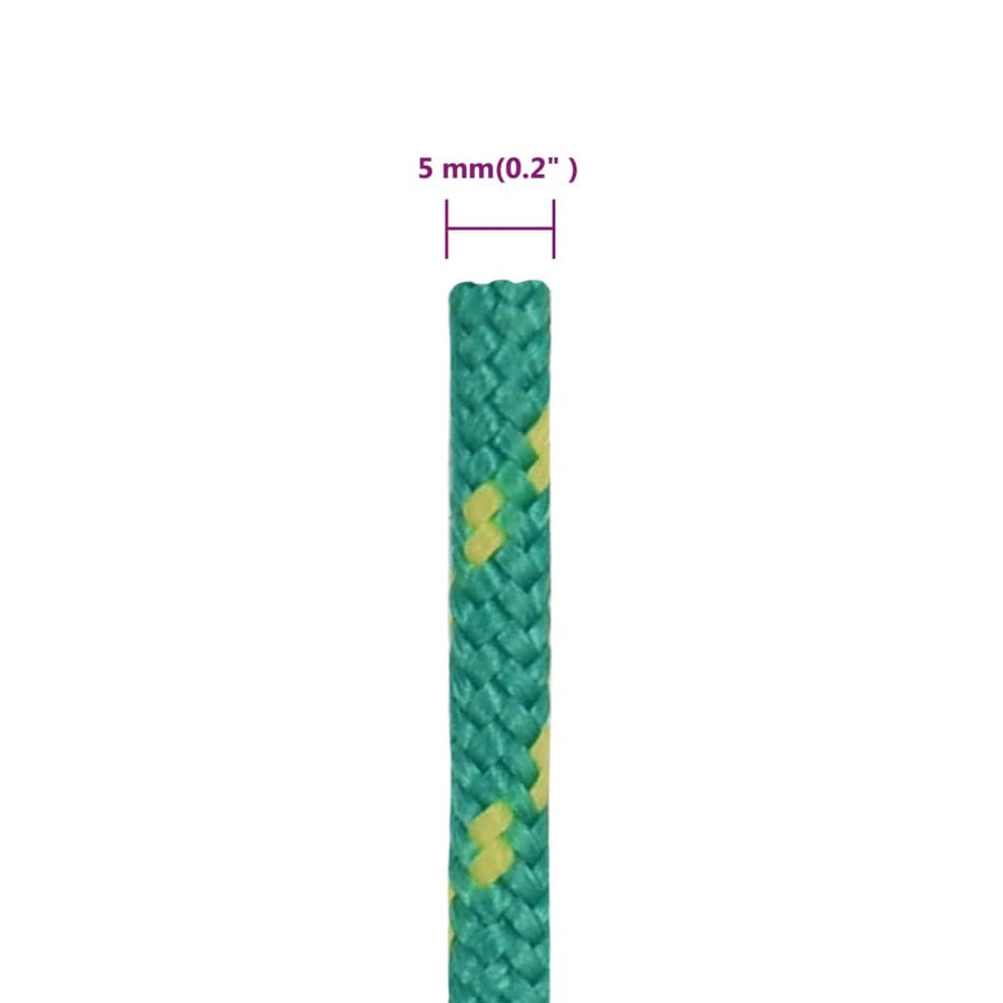 Boottouw 5 mm 25 m polypropyleen groen 5 mm 25 m
