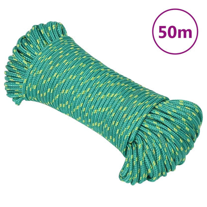Boottouw 5 Mm 50 M Polypropyleen Groen 1