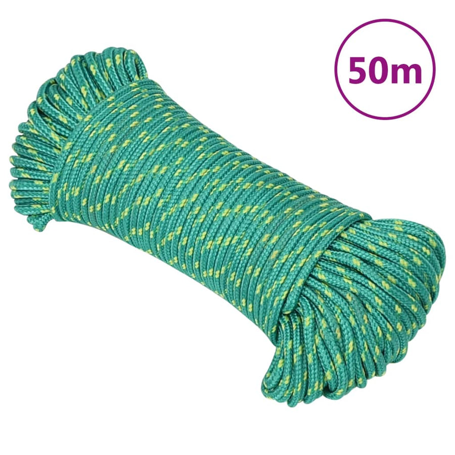 Boottouw 5 Mm 50 M Polypropyleen Groen 1