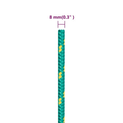 Boottouw 8 mm 25 m polypropeen groen 8 mm 25 m