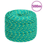 Boottouw 8 mm 500 m polypropyleen groen