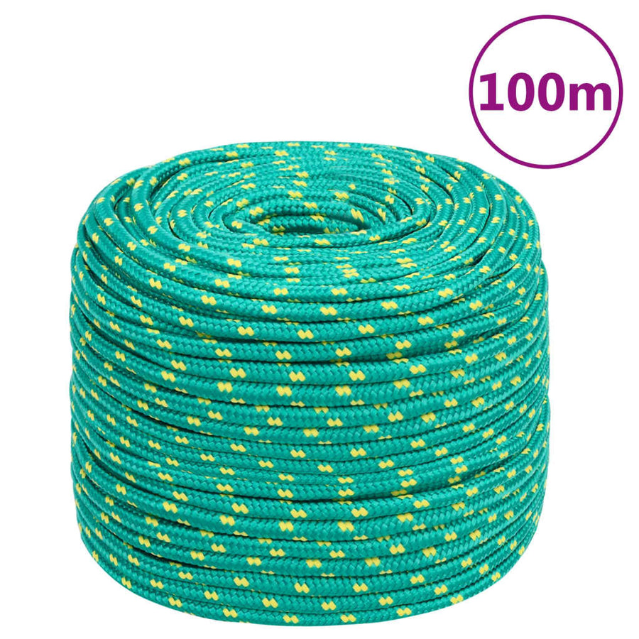 Boottouw 10 mm 100 m polypropyleen groen 10 mm 100 m