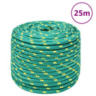 Boottouw 12 mm 25 m polypropyleen groen