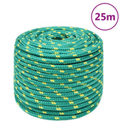 Boottouw 12 mm 25 m polypropyleen groen