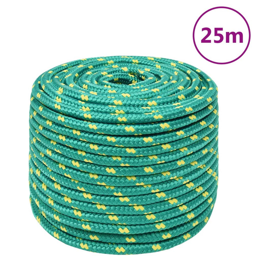 Boottouw 12 Mm 25 M Polypropyleen Groen