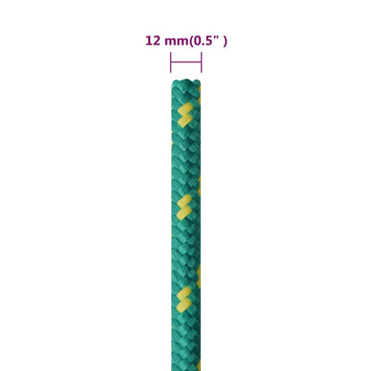 Boottouw 12 Mm 25 M Polypropyleen Groen