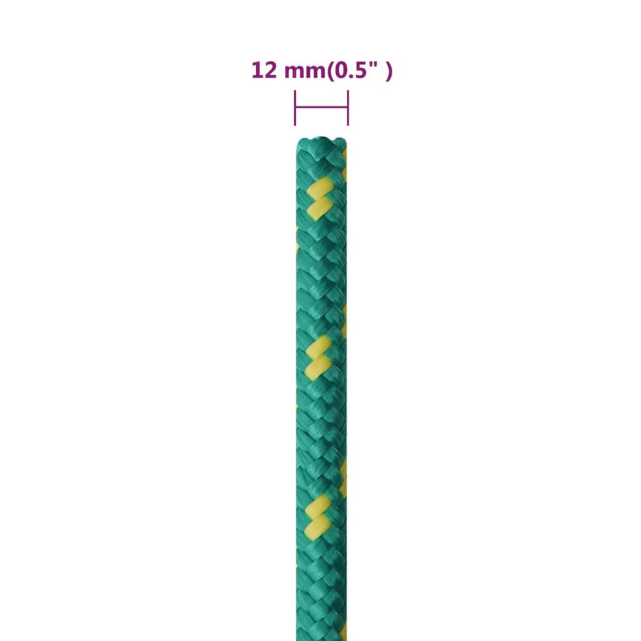Boottouw 12 Mm 25 M Polypropyleen Groen