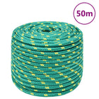 Boottouw 12 mm 50 m groen polypropyleen