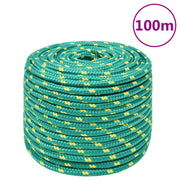 Boottouw 12 mm polypropyleen groen 100 m