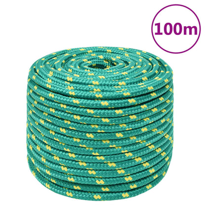 Boottouw 12 Mm 100 M Polypropyleen Groen