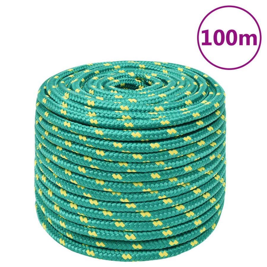Boottouw 12 Mm 100 M Polypropyleen Groen