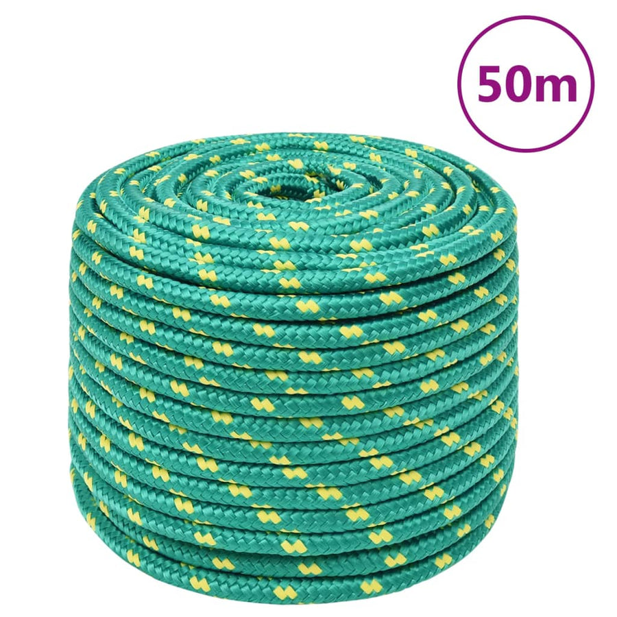 Boottouw 14 Mm 50 M Polypropyleen Groen