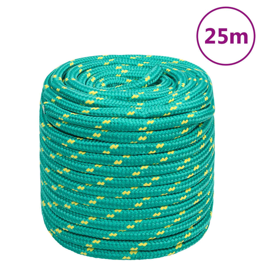 Boottouw Polypropyleen Groen 16 mm 25 m
