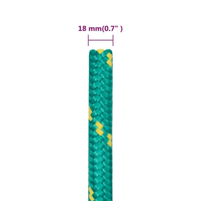 Boottouw 18 Mm 25 M Polypropyleen Groen Groen