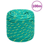Boottouw 18 mm 100 m polypropyleen groen