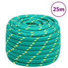 Boat rope 20 mm 25 m polypropylene green