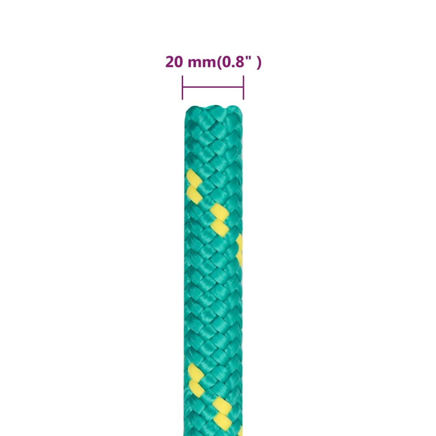 Boottouw Polypropyleen Groen 20 mm 25 m