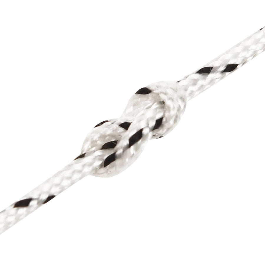 Boottouw Gevlochten X Polyester Wit 2 mm 25 m