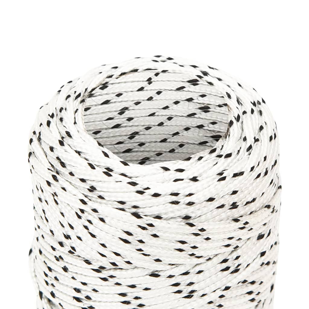 Boottouw Gevlochten X Polyester Wit 2 mm 50 m