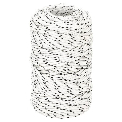 Boottouw Gevlochten X00 M Polyester Wit 2 mm 100 m