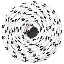 Boottouw Gevlochten X Polyester Wit 6 mm 25 m