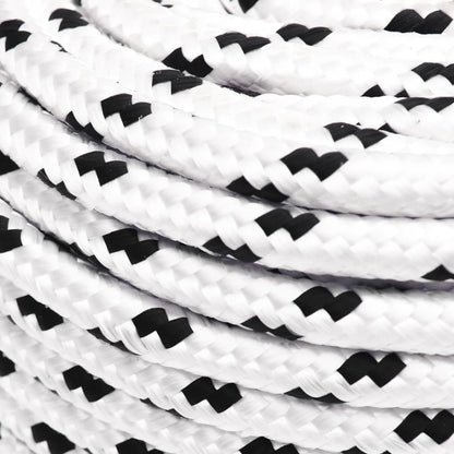 Boottouw Gevlochten X00 M Polyester 4 Wit 6 mm 100 m