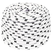 Boottouw 8 mm x 25 m polyester wit
