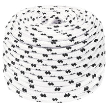 Boottouw Gevlochten X Polyester Wit 8 mm 25 m