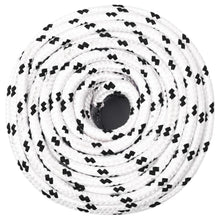 Boottouw Gevlochten X Polyester Wit 8 mm 25 m