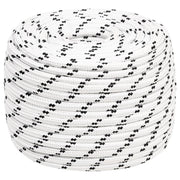 Boottouw 12 mm x 100 m polyester wit