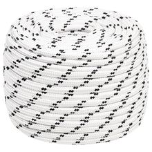 Boottouw Gevlochten 4 Mmx00 M Polyester Wit 14 mm 100 m