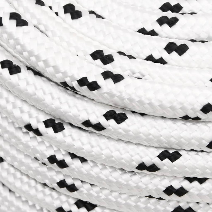 Boottouw Gevlochten 4 Mmx Polyester Wit 14 mm 250 m