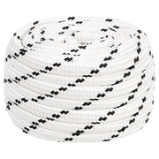 Boottouw 16 mm x 25 m polyester wit