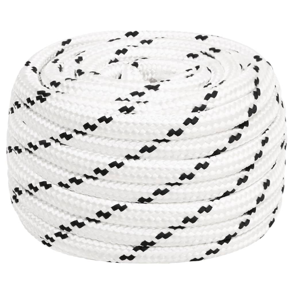 Werktouw 6 Mm 00 M Polyester Wit 16 mm 100 m