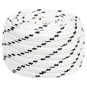 Boottouw 18 mm x 25 m polyester wit