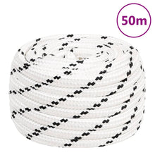 Werktouw 8 Mm Polyester Wit 18 mm 50 m