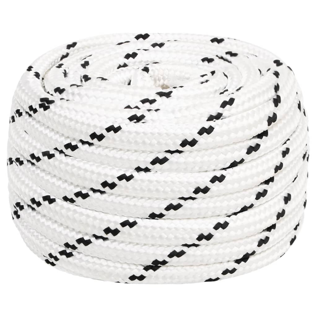 Werktouw 8 Mm 00 M Polyester Wit 18 mm 100 m