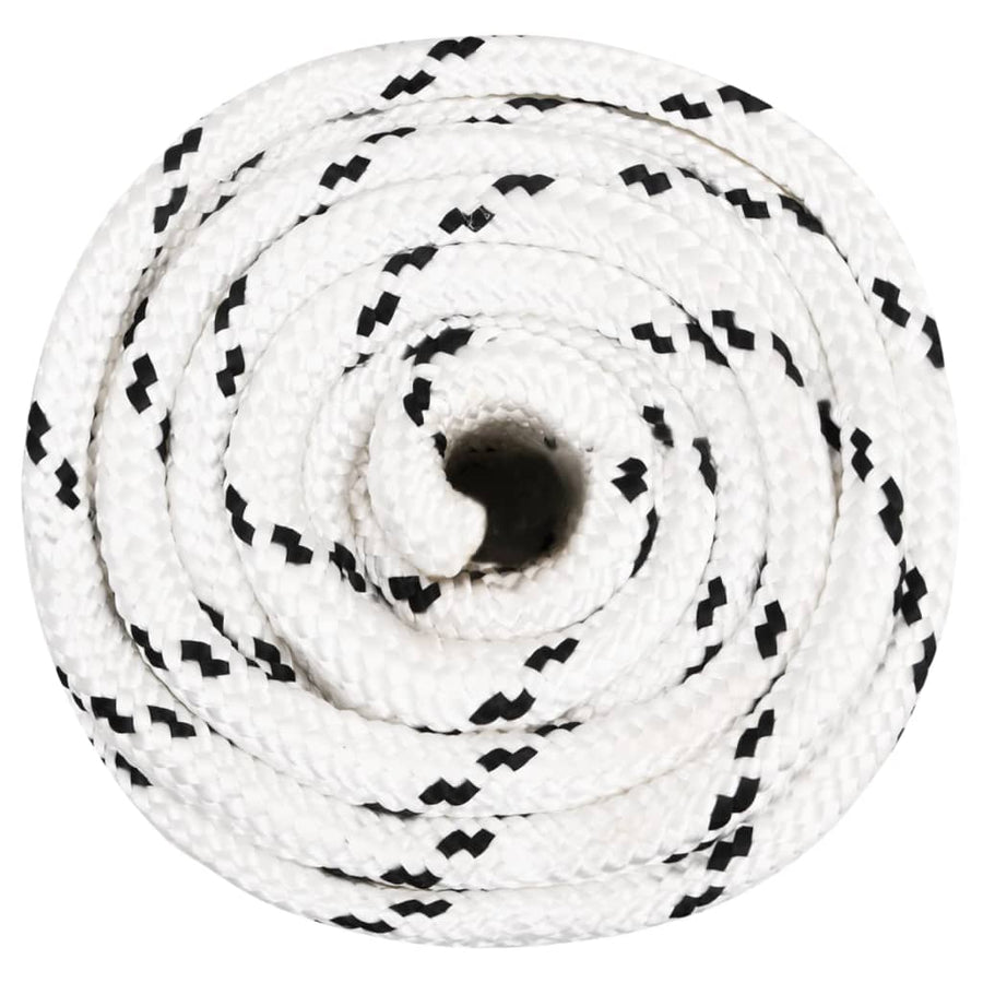 Werktouw 8 Mm 00 M Polyester Wit 18 mm 100 m