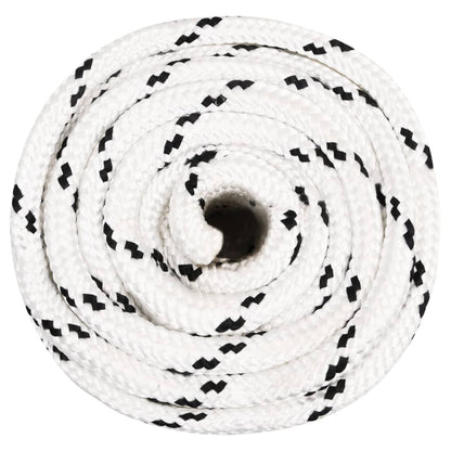 Boottouw Gevlochten X Polyester Wit 20 mm 50 m