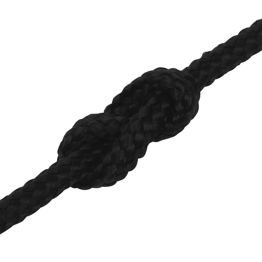 Werktouw 2 mm 250 m polyester zwart 2 mm 250 m
