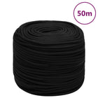 Working line 10 mm 50 m polyester black