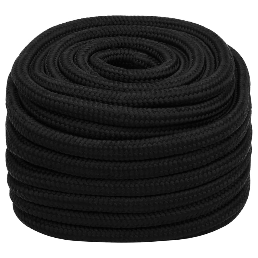 Werktouw 20 Mm 50 M Polyester Zwart