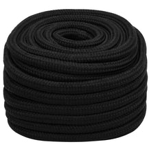 Werktouw 20 mm 100 m polyester zwart 20 mm 100 m